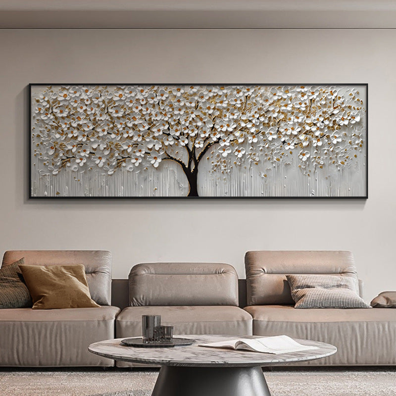 Textured Impasto Tree Oil Painting