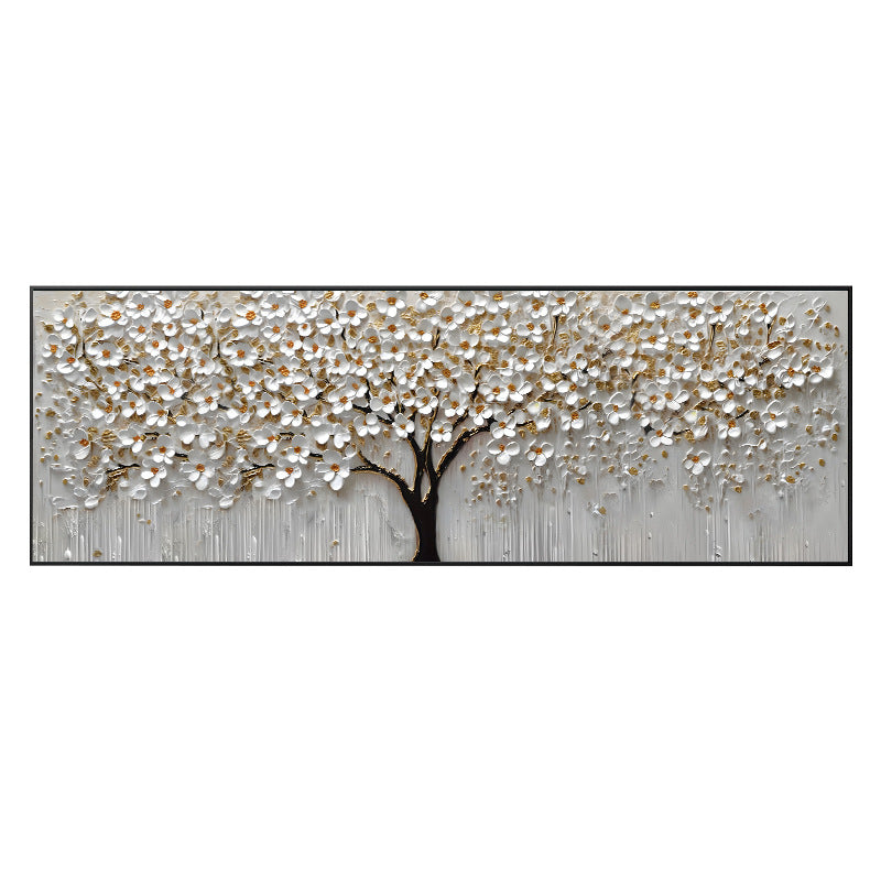 Textured Impasto Tree Oil Painting