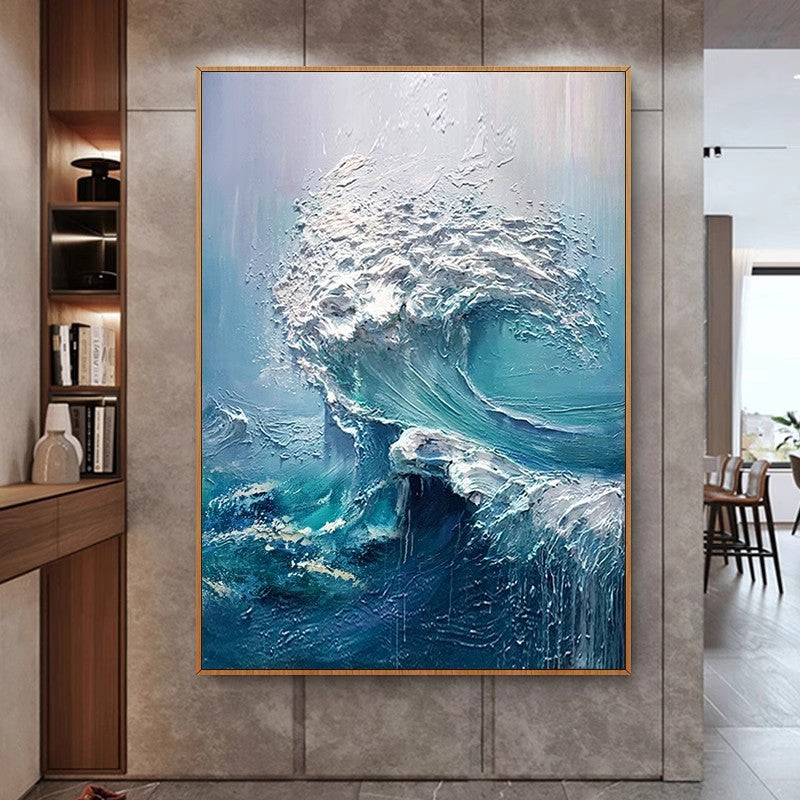 Great Waves At Sea
