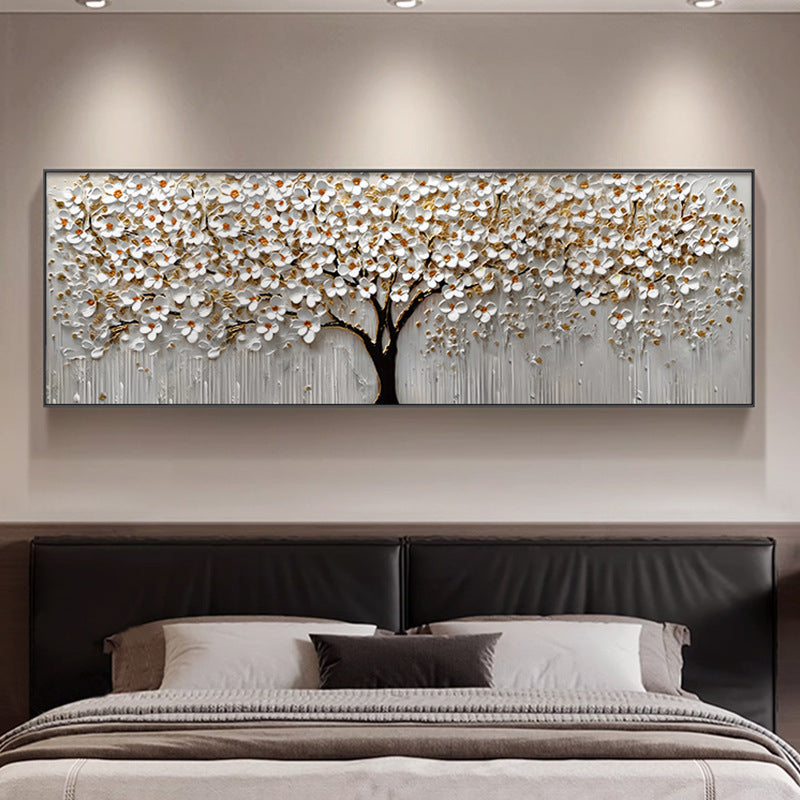 Textured Impasto Tree Oil Painting