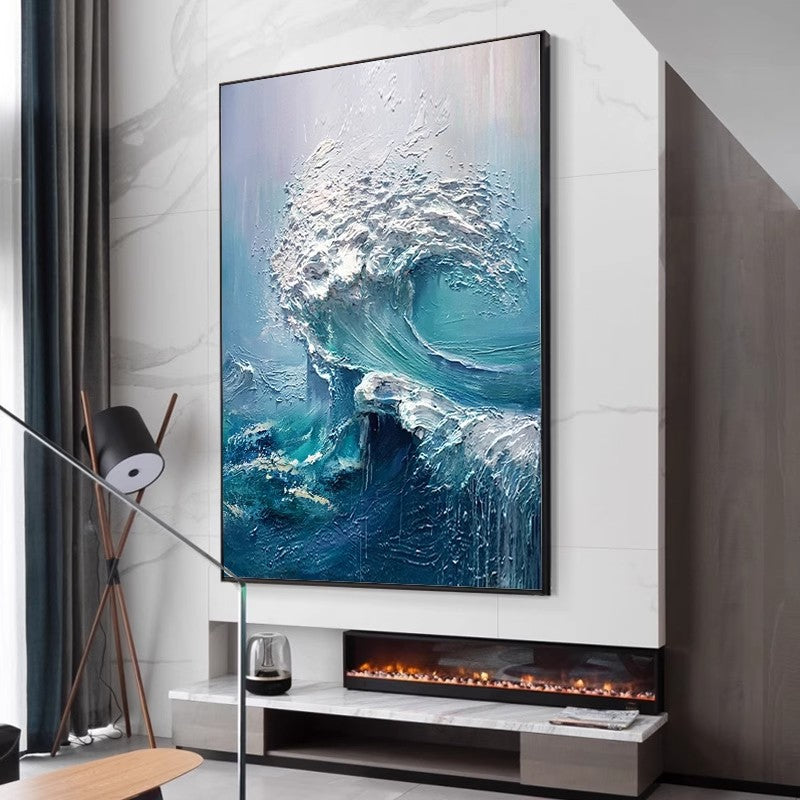Great Waves At Sea