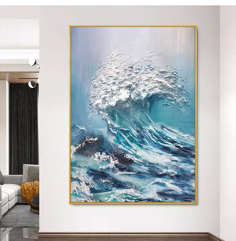 Great Waves At Sea