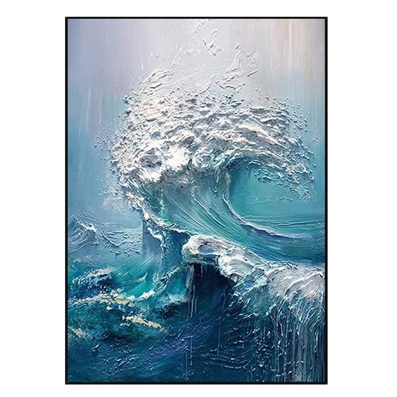 Great Waves At Sea