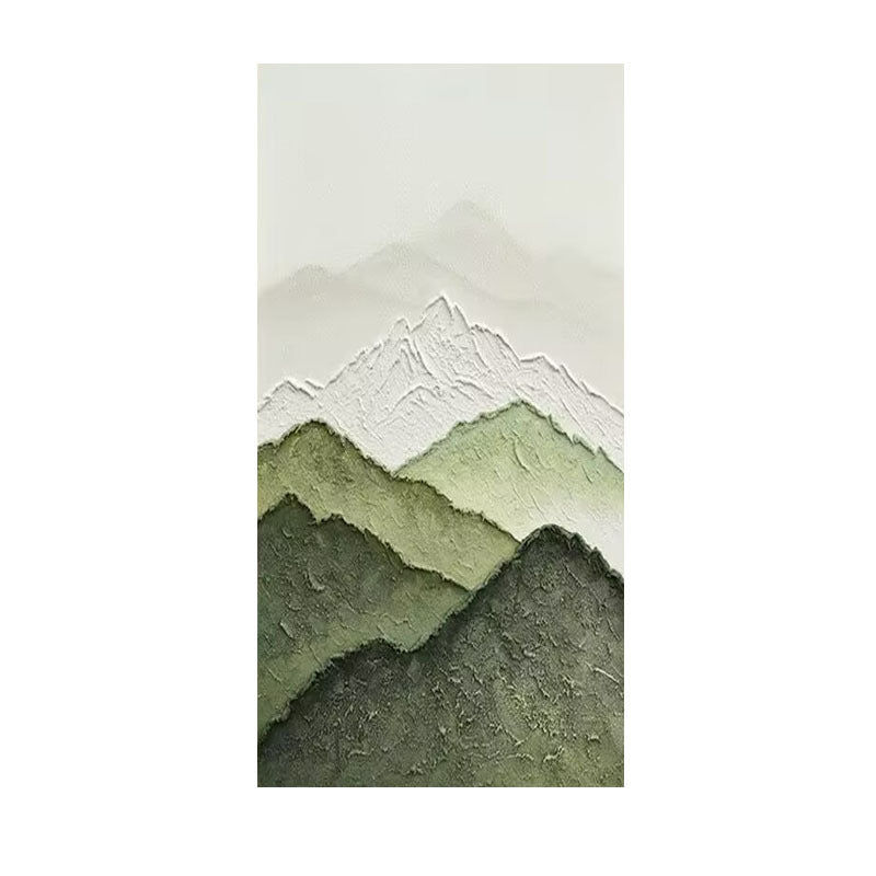 Textured Mountain Painting