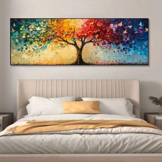 Textured Landscape Oil Painting