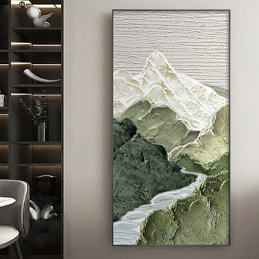 Textured Mountain Painting 2